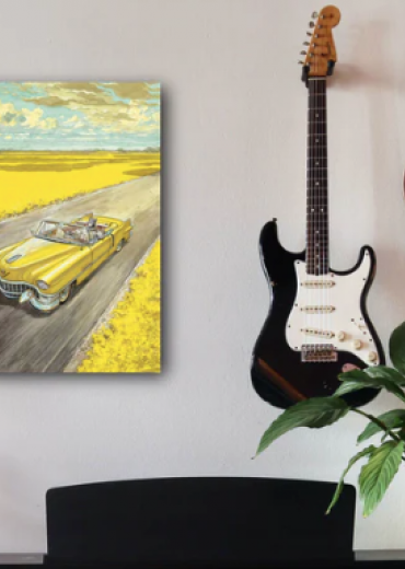 Blacksad gele auto zonder kader