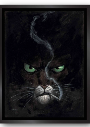 Blacksad rookt zwarte kader