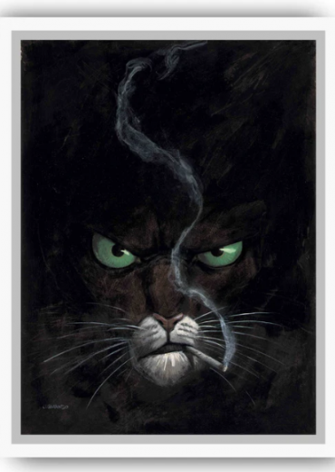 Blacksad rookt witte kader