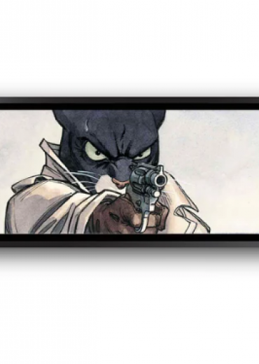 Blacksad Pistool horizontaal kader zwart