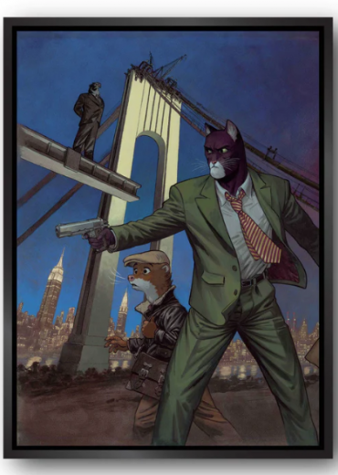 Blacksad revolver kader zwart