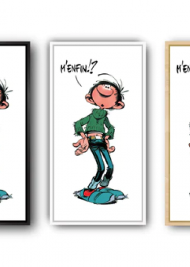 Gaston Lagaffe M'enfin met kader