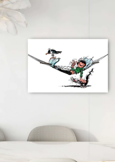 Gaston Lagaffe hangmat zonder kader