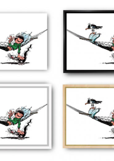 Gaston Lagaffe hangmat met kader