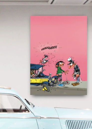 Gaston Lagaffe Parcmètre zonder kader