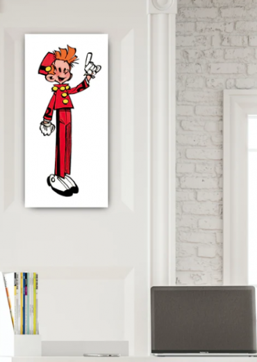 Spirou debout zonder kader