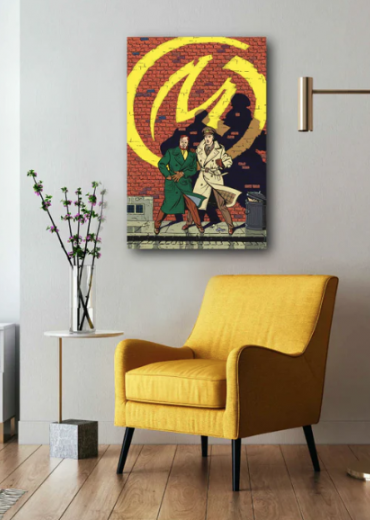 Blake et Mortimer marque jaune zonder kader