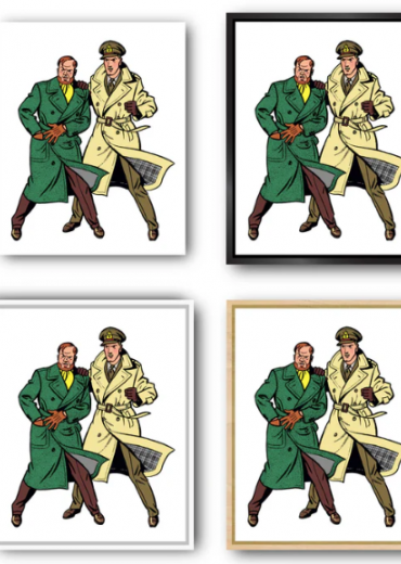 blake et mortimer debout met kader