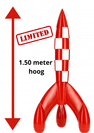 1.50 meter hoog raket-kuifje
