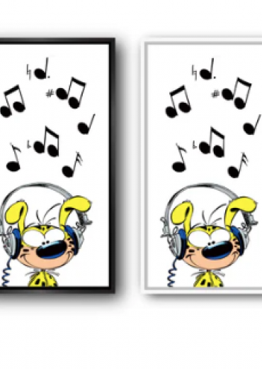 marsupilami met kader