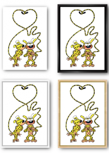 marsupilami met kader