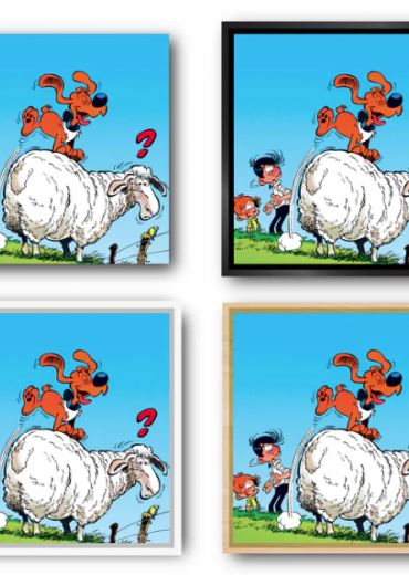 boule et bill met kader