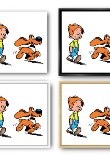 boule et bill met kader