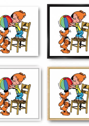 boule et bill met kader