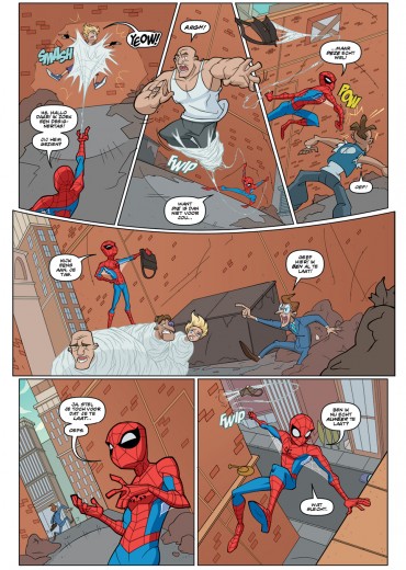 Marvel Action Spider-Man Gevecht op school 1 preview3