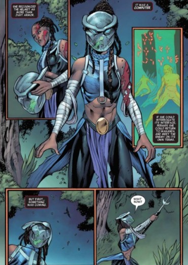 Predator vs black panther stripweb 3