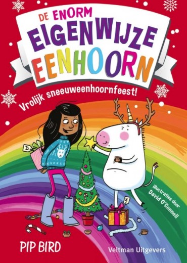 de enorm eigenwijze eenhoorn vrolijk sneeuweenhoornfeest stripweb