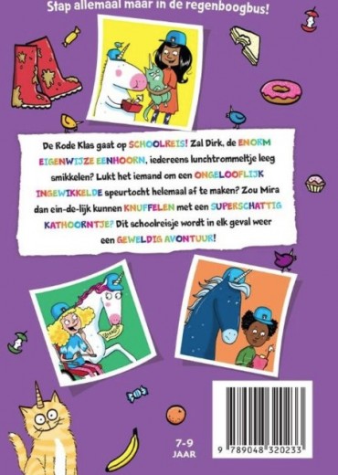 de enorm eigenwijze eenhoorn op schoolreis stripweb1