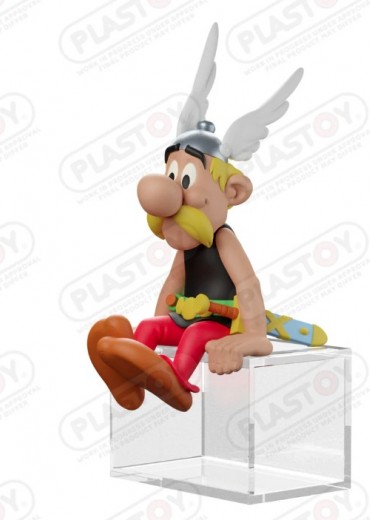 asterix beeldje assis stripweb