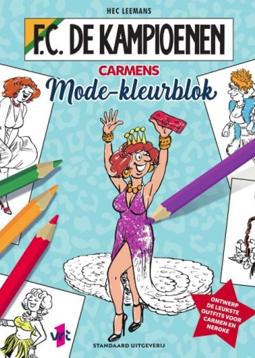 fc de kampioenen carmens mode-kleurboek stripweb