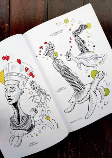 art on a turtle stripweb 1