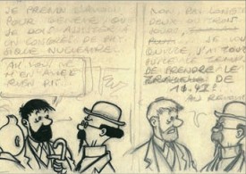 stripweb kuifje postkaart