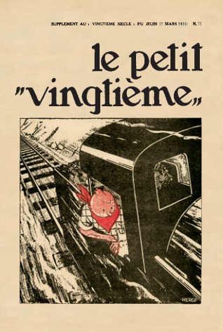 poster kuifje le petit vingtieme stripweb