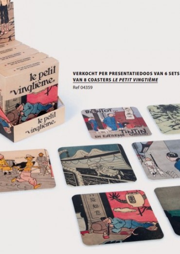 onderleggers kuifje stripweb