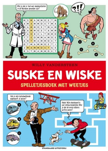 suske en wiske spelletjesboek met weetjes stripweb