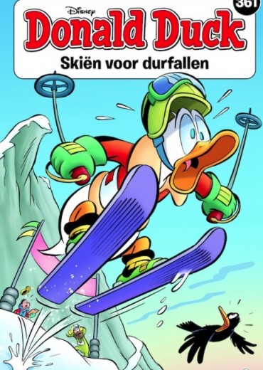 donald duck pocket skiën voor durfallen stripweb