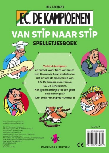 fc de kampioenen van stip naar stip spelletjesboek stripweb1