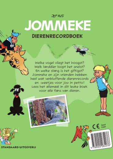 Jommeke dieren recordboek stripweb 1