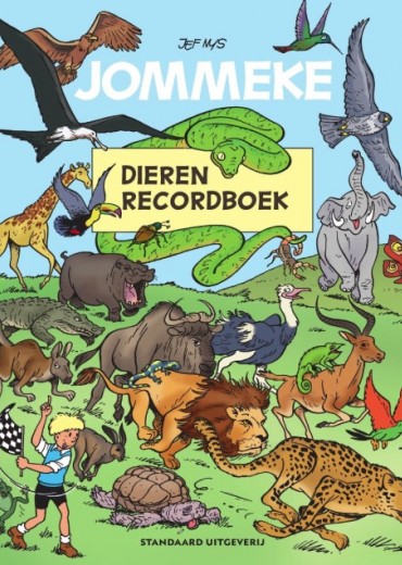 Jommeke dieren recordboek stripweb
