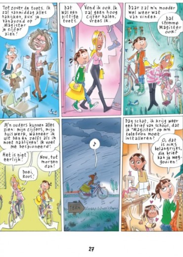 brugpieper roos vink sprekend! stripweb 1