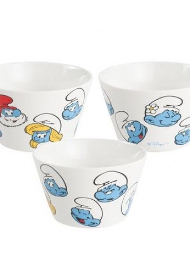 keramische kom de smurfen stripweb