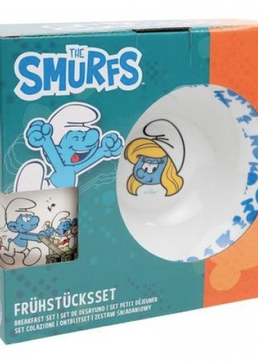 porseleinen ontbijtset stripweb 1