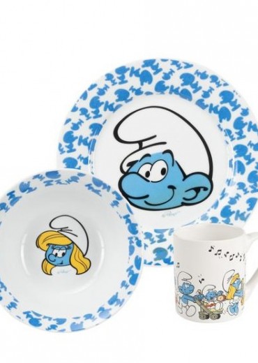 porseleinen ontbijtset stripweb