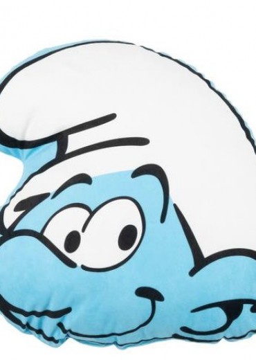 kussen smurf hoofd stripweb