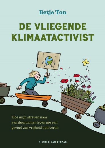 de vliegende klimaatactivist stripweb