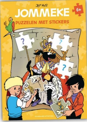 jommeke puzzelen met stickers stripweb