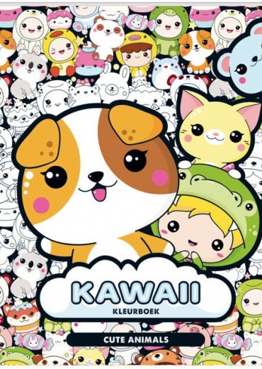kawaii kleurboek cute animals stripweb