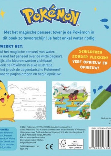 pokemon schilderen met water stripweb 1