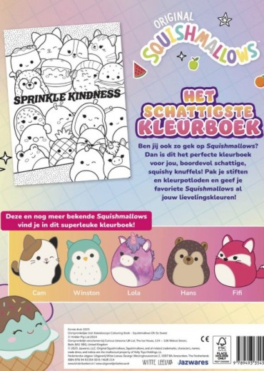 squishmallows het schattigste kleurboek stripweb 1
