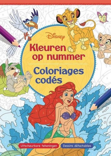 kleuren op nummer disney stripweb