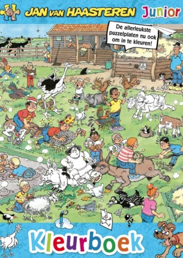 jan van haasteren kleurboek stripweb