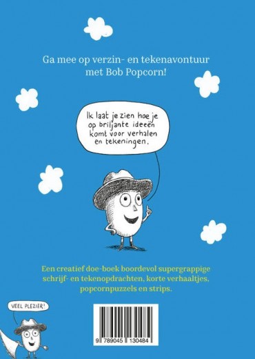 verzin en teken met bob popcorn stripweb 1