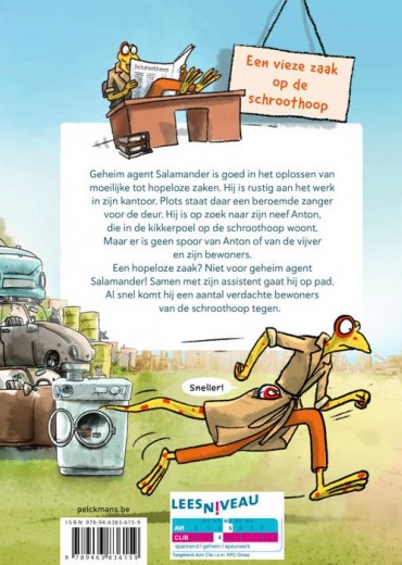 geheim agent salamander een vieze zaak op de schroothoop stripweb 1