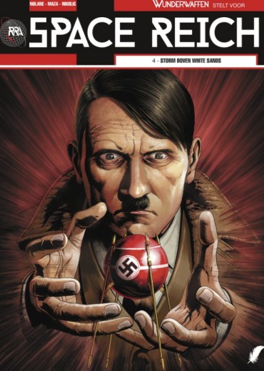 space reich storm boven white sands stripweb