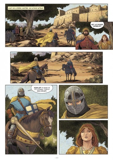 lancelot de ridder op de schandkar stripweb 1