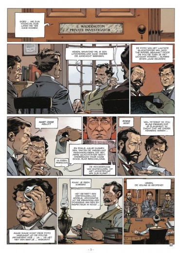 de vier van bakerstreet het zwarte museum stripweb 1